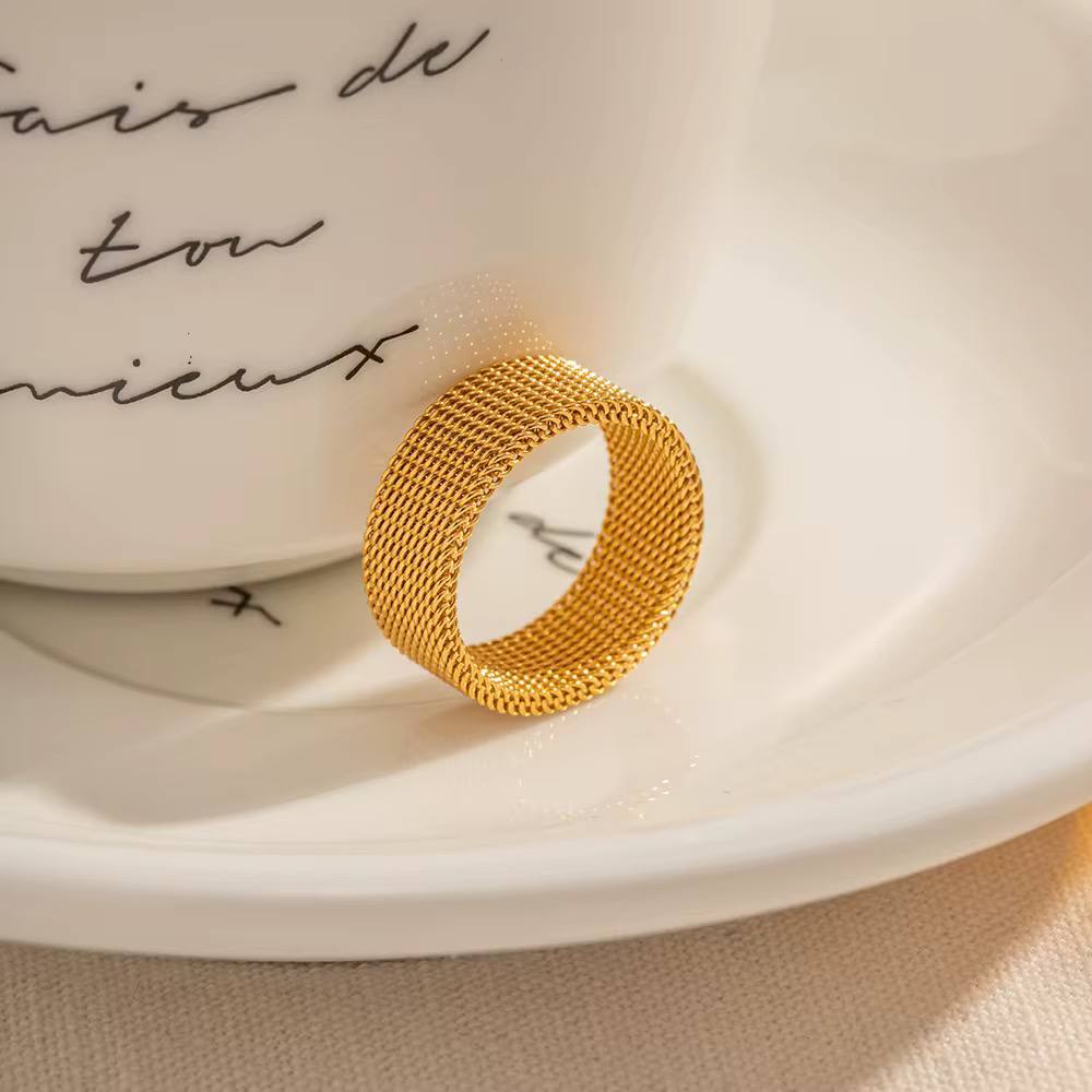 Mesh Ring | Gold