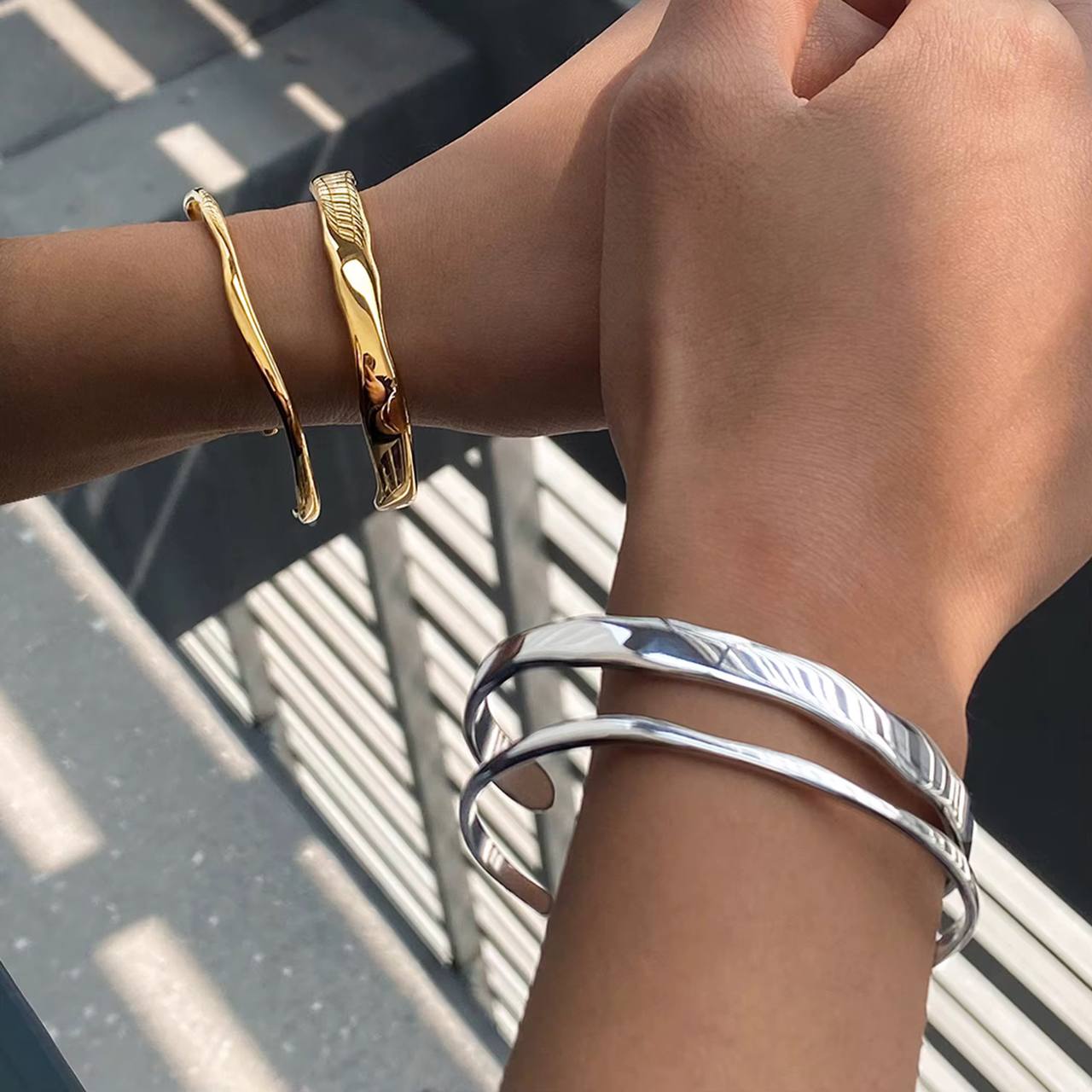 Nola Bangle Silver | Unisex