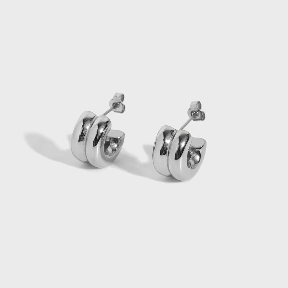Bella Earrings | Silver