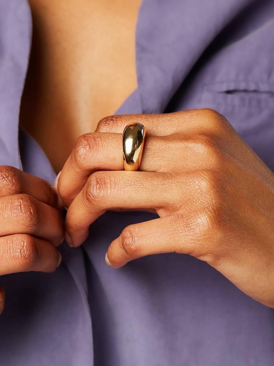 Amber Ring | Gold
