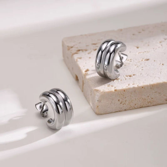Bella Earrings | Silver