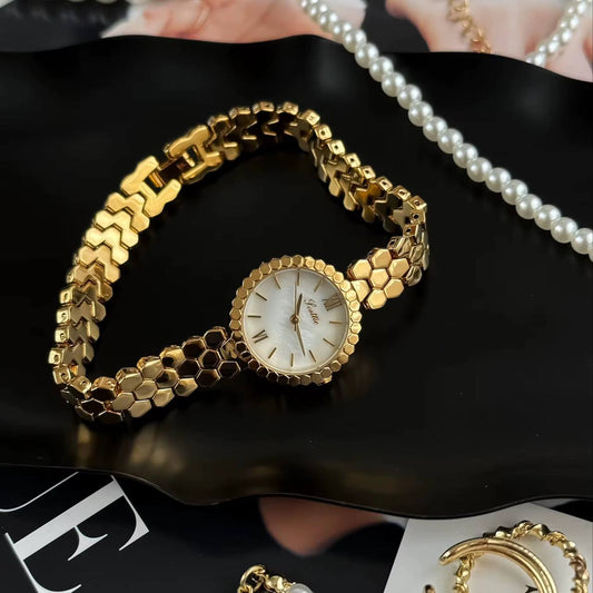 Cleo Vintage Watch | Gold