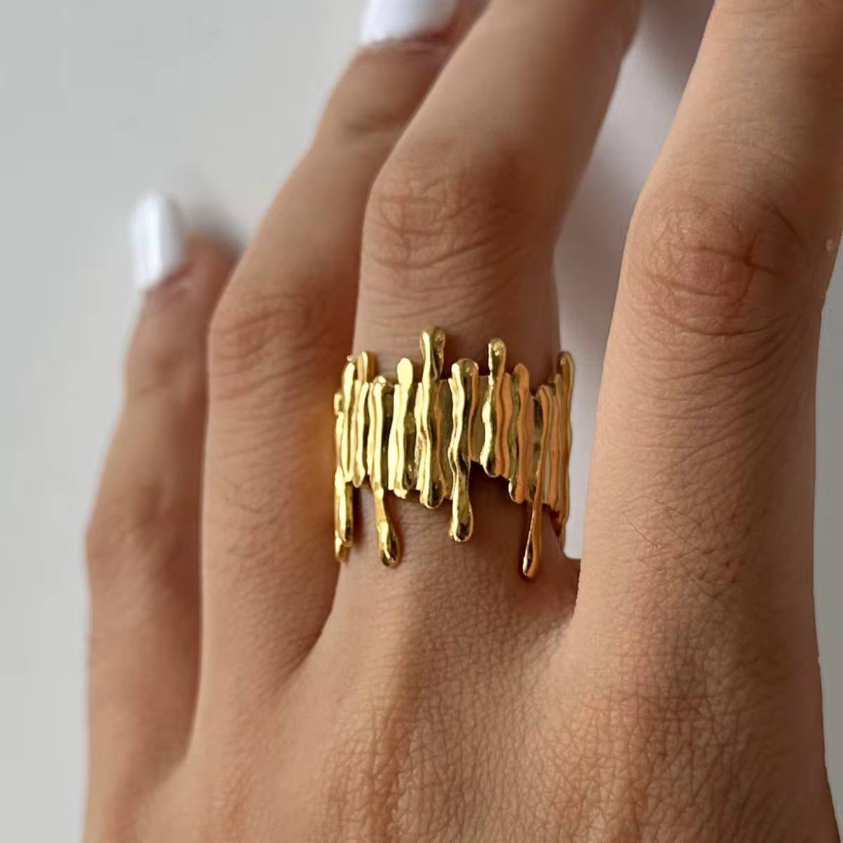 Diya Ring | Gold