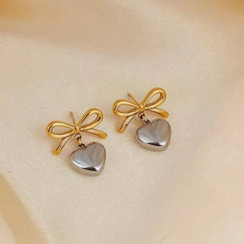 Iris Earrings | Two Tone