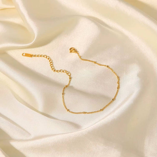 Clara Anklet | Gold