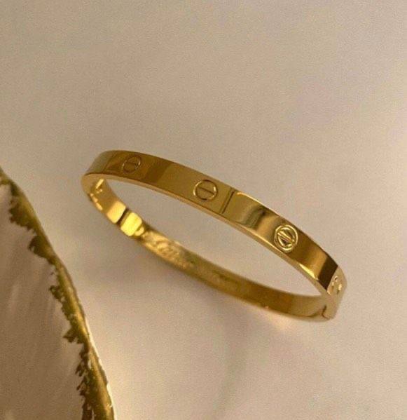 Jade Bangle Gold | Unisex