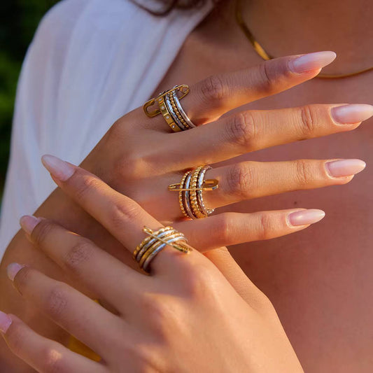 Juno Ring | Two Tone