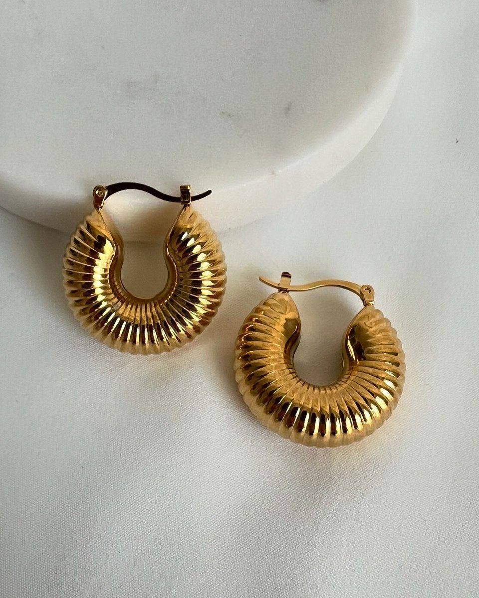 Luna Hoops | Gold