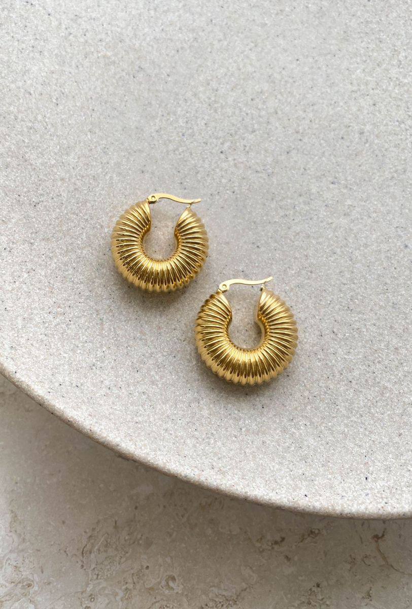 Luna Hoops | Gold