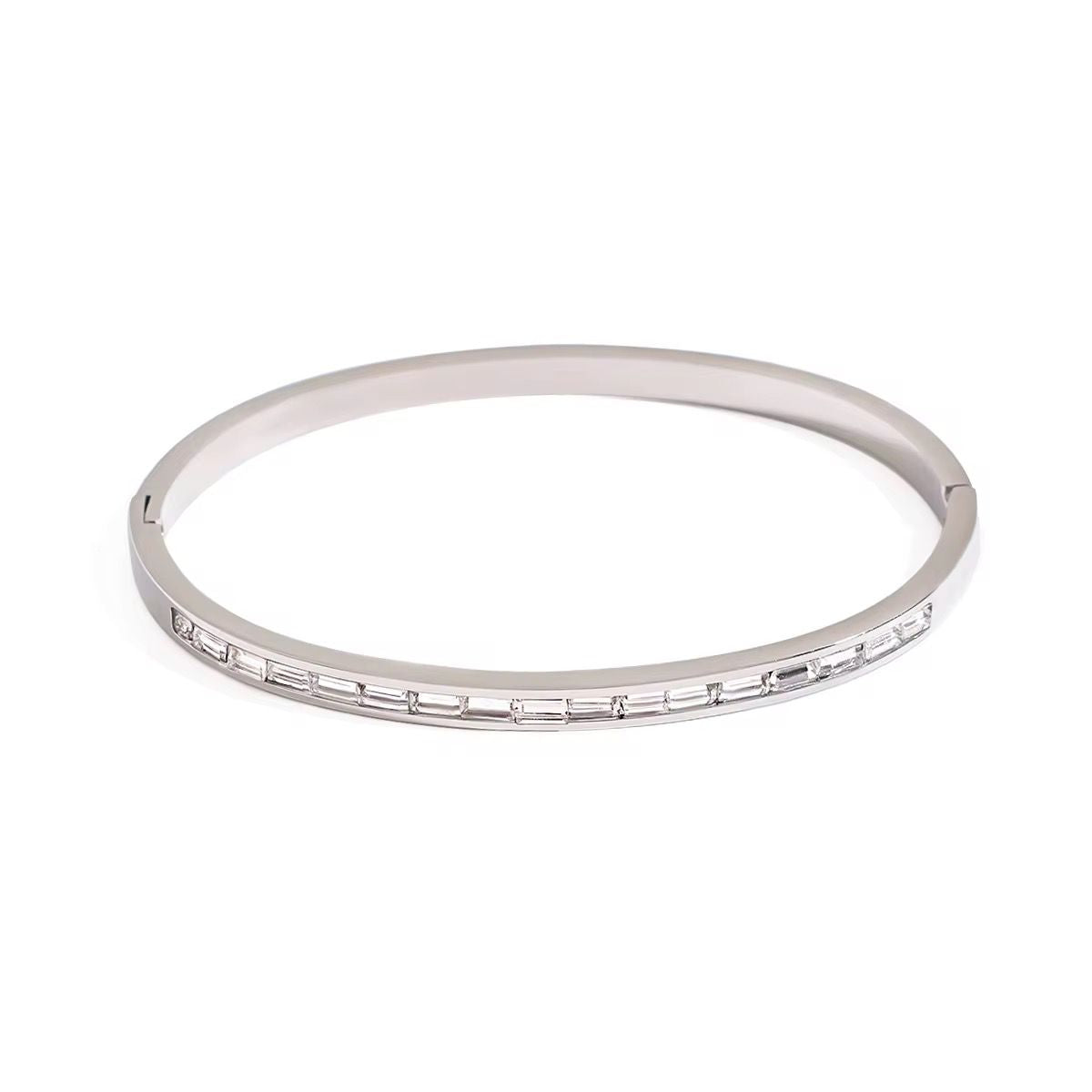 Lyra Bangle | Silver