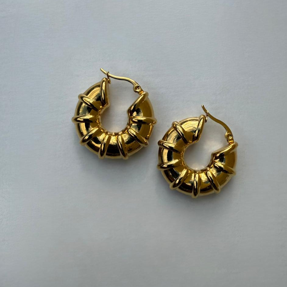 Rena Hoops | Gold